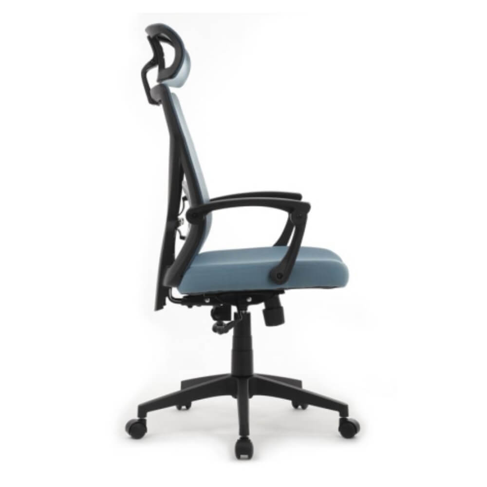 Кресло Оливер/Oliver RCH W-203AC (чёрный пл.) 64x64x115-123