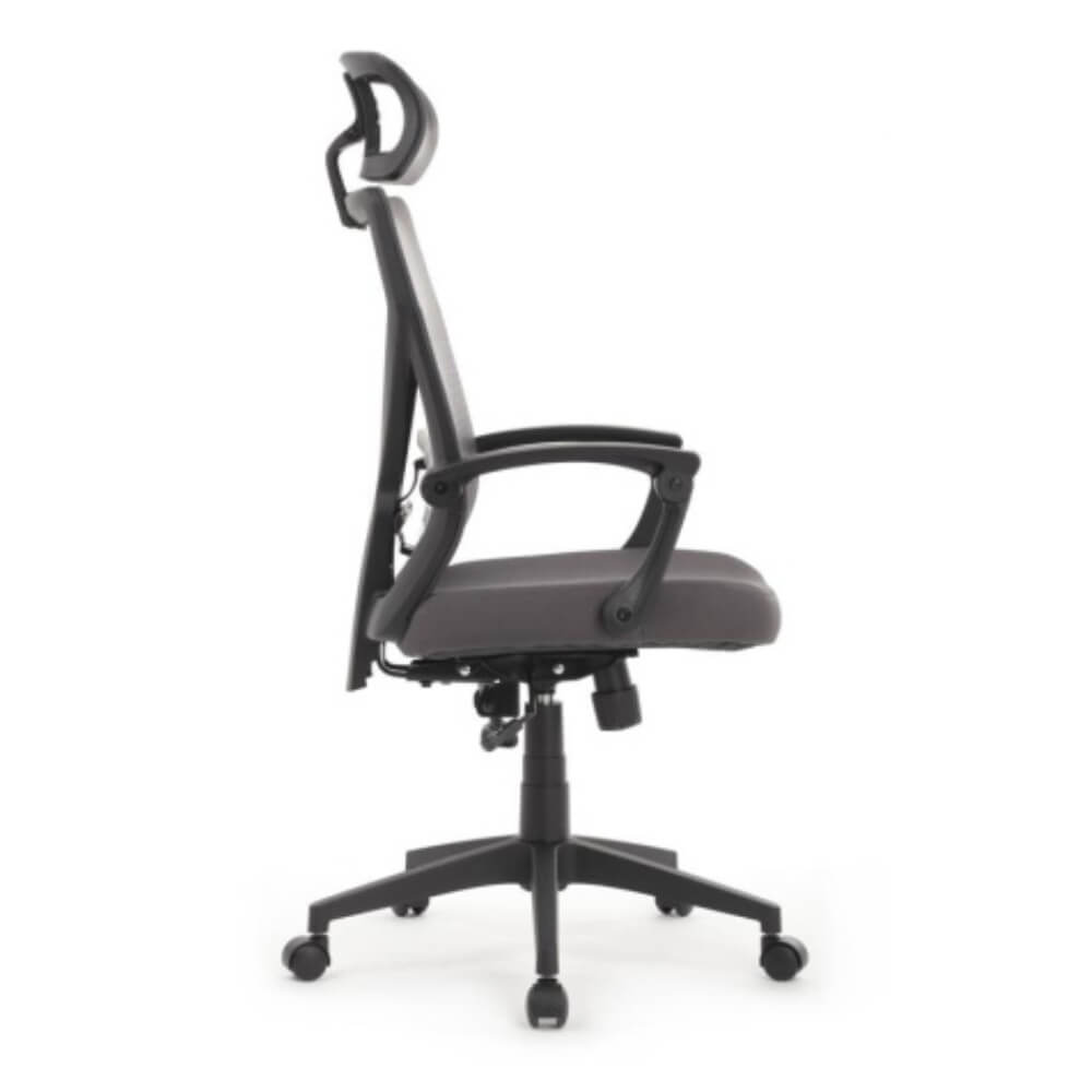 Кресло Оливер/Oliver RCH W-203AC (чёрный пл.) 64x64x115-123