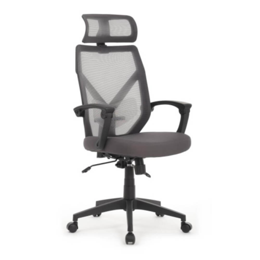 Кресло Оливер/Oliver RCH W-203AC (чёрный пл.) 64x64x115-123