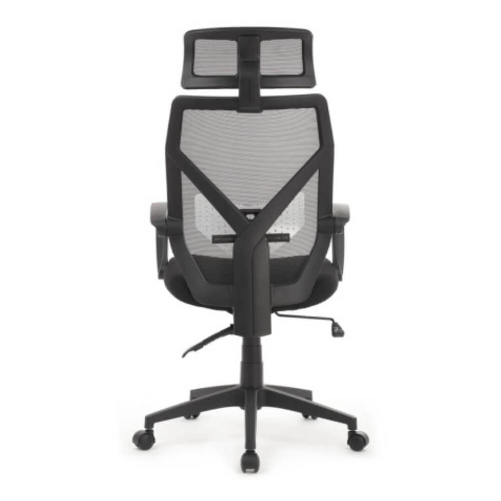 Кресло Оливер/Oliver RCH W-203AC (чёрный пл.) 64x64x115-123