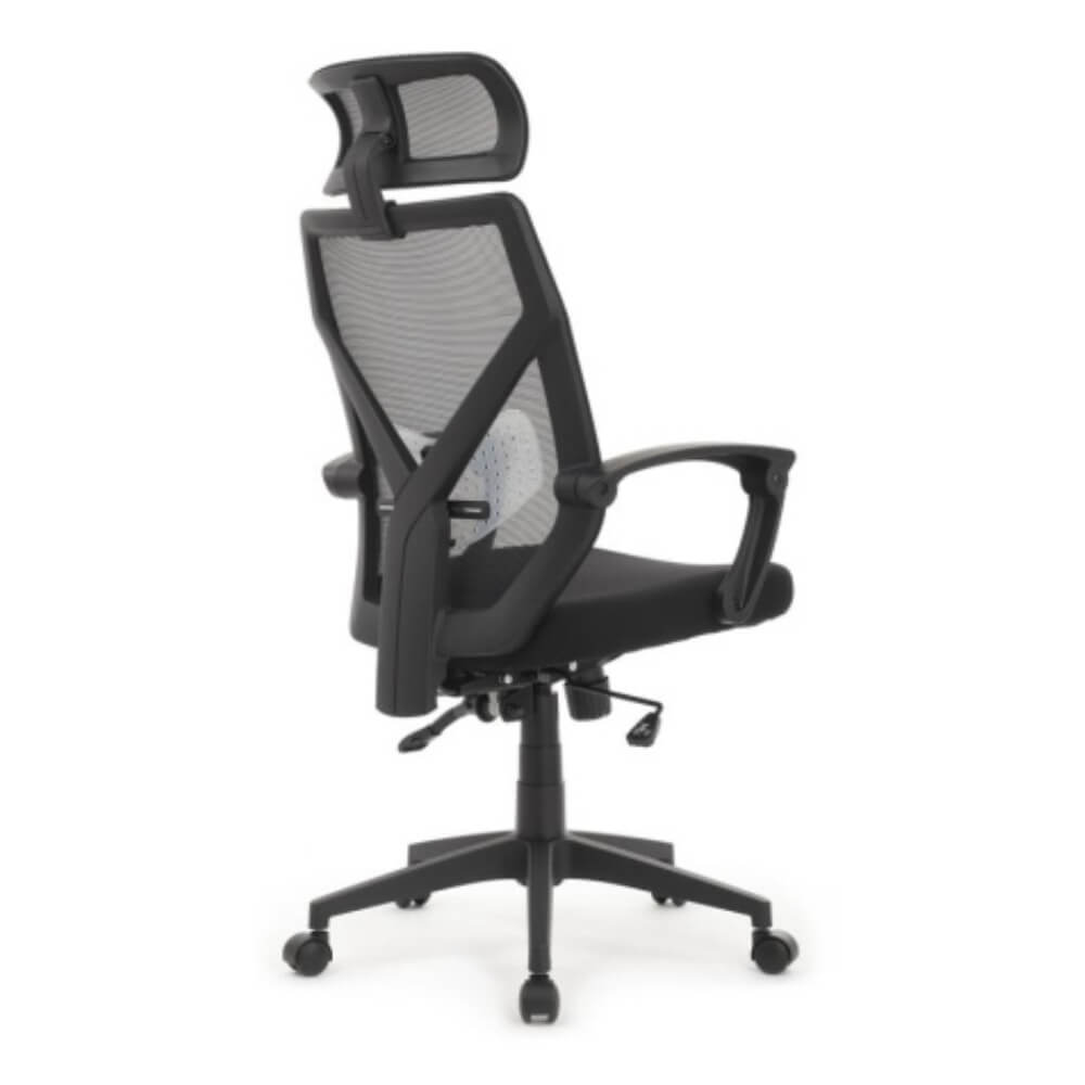 Кресло Оливер/Oliver RCH W-203AC (чёрный пл.) 64x64x115-123