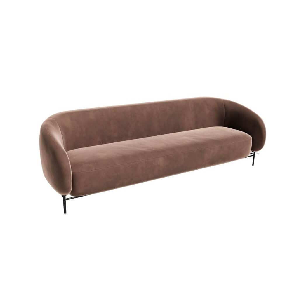 Belt диван трёхместный  2210x850x730