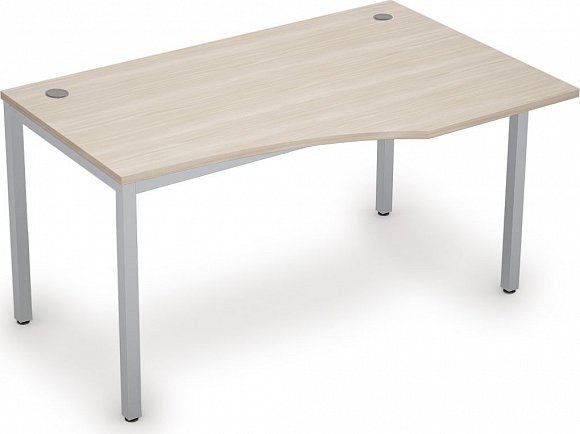 Стол эргономичный правый на м/к правый 1400x900x750 (60x30)
