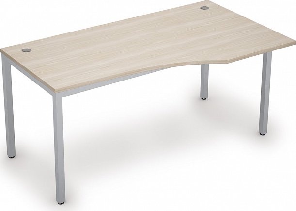 Стол эргономичный правый на м/к правый 1400x900x750 (60x30)