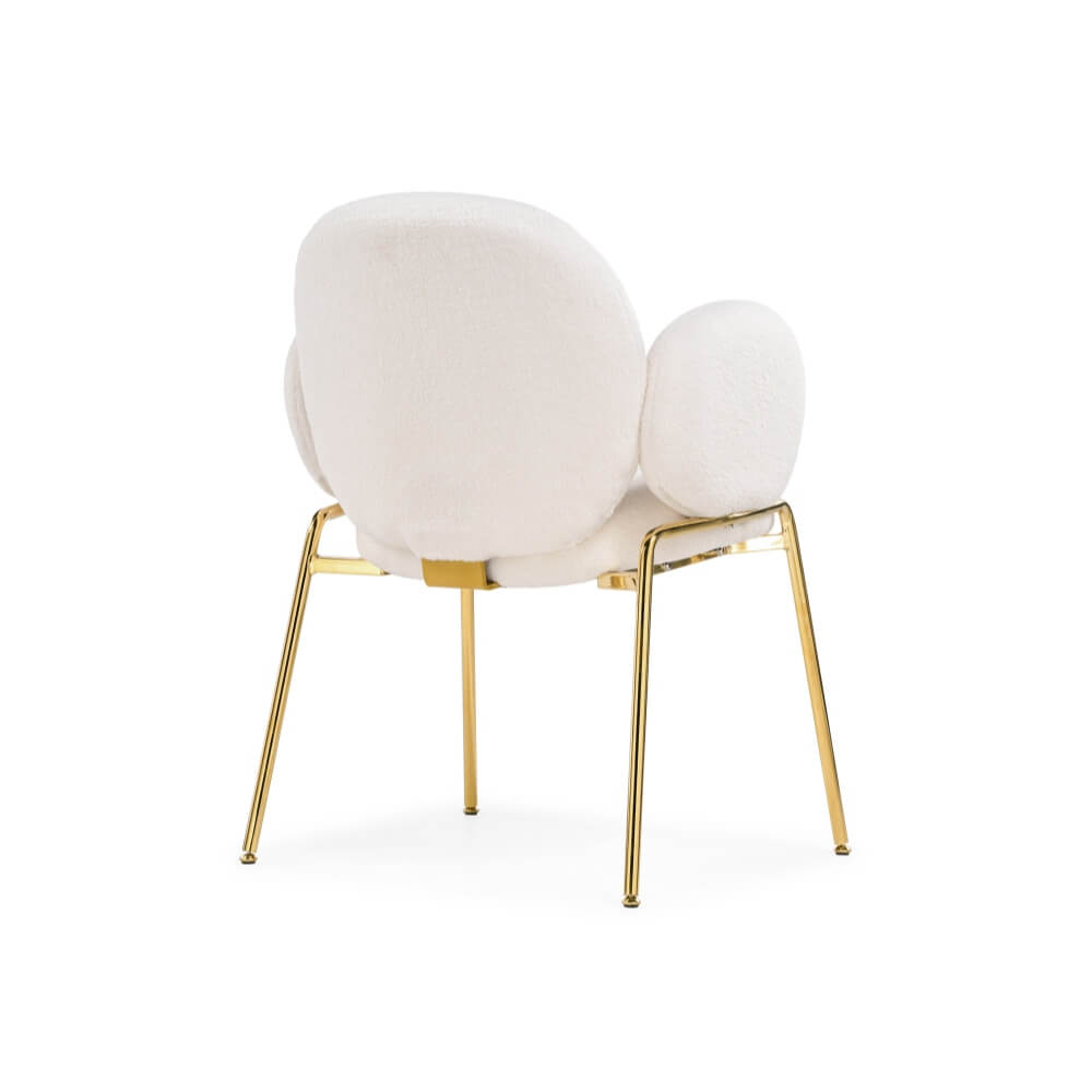Стул Kalipso white / gold на м/к 620x600x850