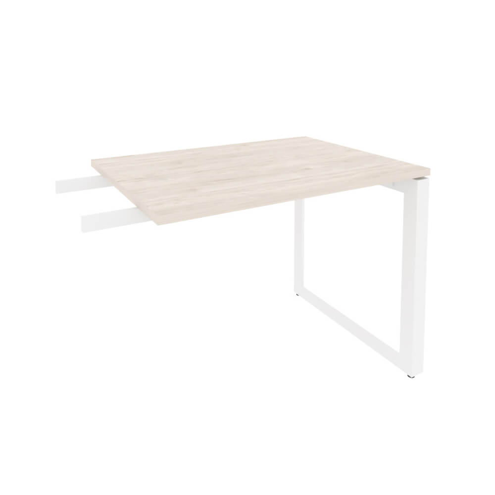 Брифинг-приставка на О-обр. м/к белый 980x720x750