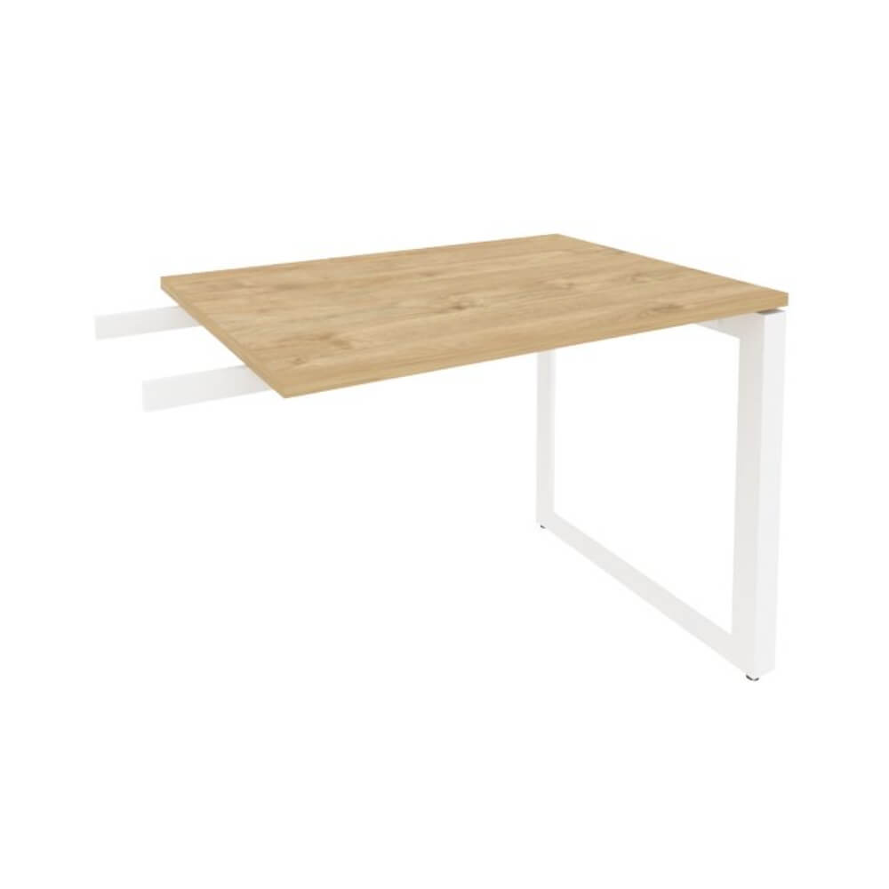 Брифинг-приставка на О-обр. м/к белый 980x720x750