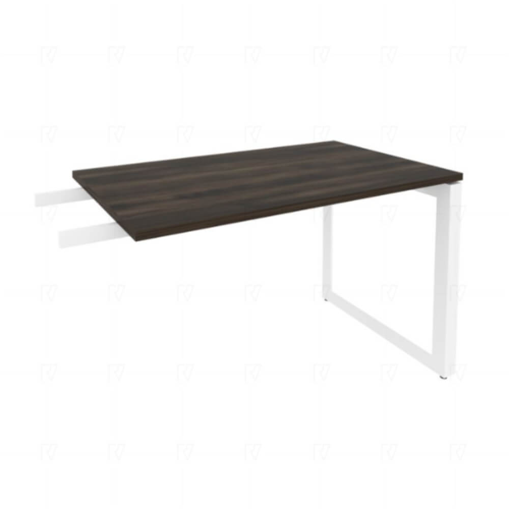 Брифинг-приставка на О-обр. м/к белый 1180x720x750