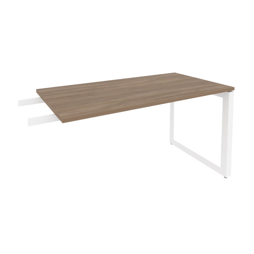 Брифинг-приставка на О-обр. м/к белый 1380x720x750