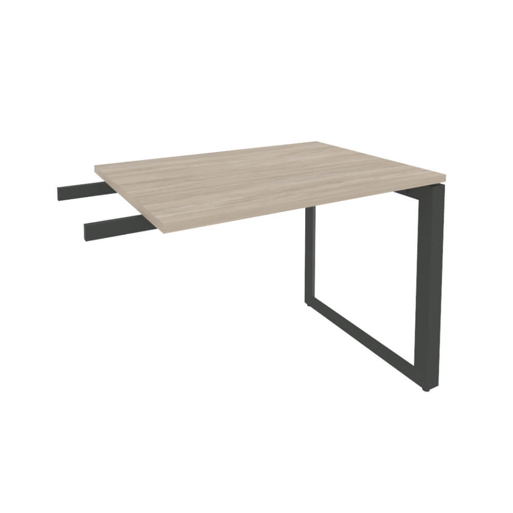 Брифинг-приставка на О-обр. м/к антрацит 980x720x750