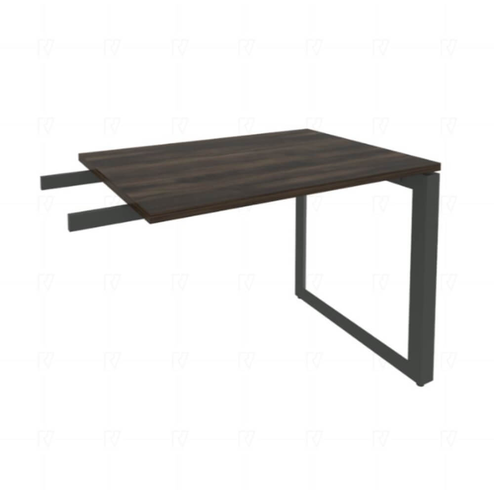 Брифинг-приставка на О-обр. м/к антрацит 980x720x750