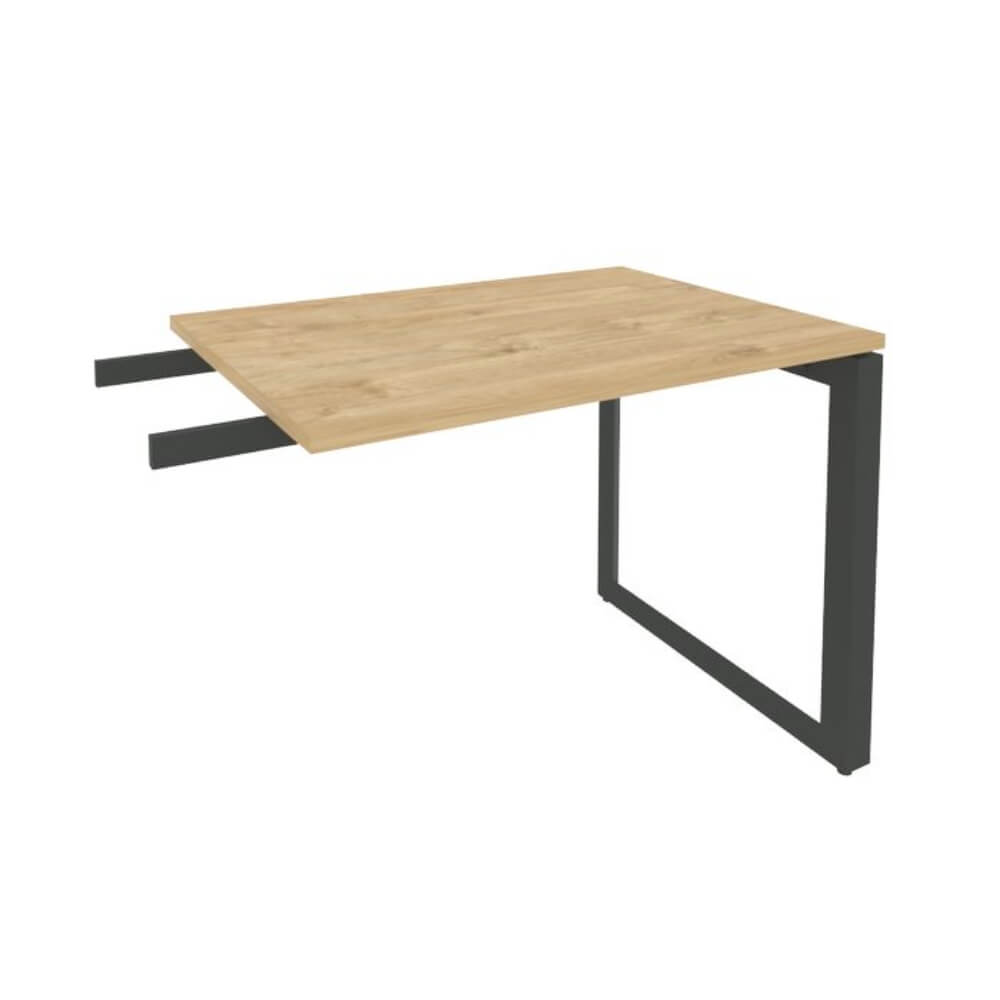 Брифинг-приставка на О-обр. м/к антрацит 980x720x750