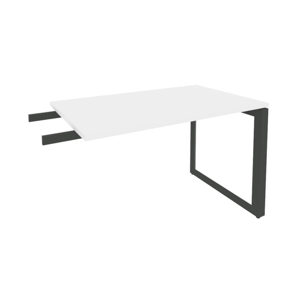 Брифинг-приставка на О-обр. м/к антрацит 1180x720x750