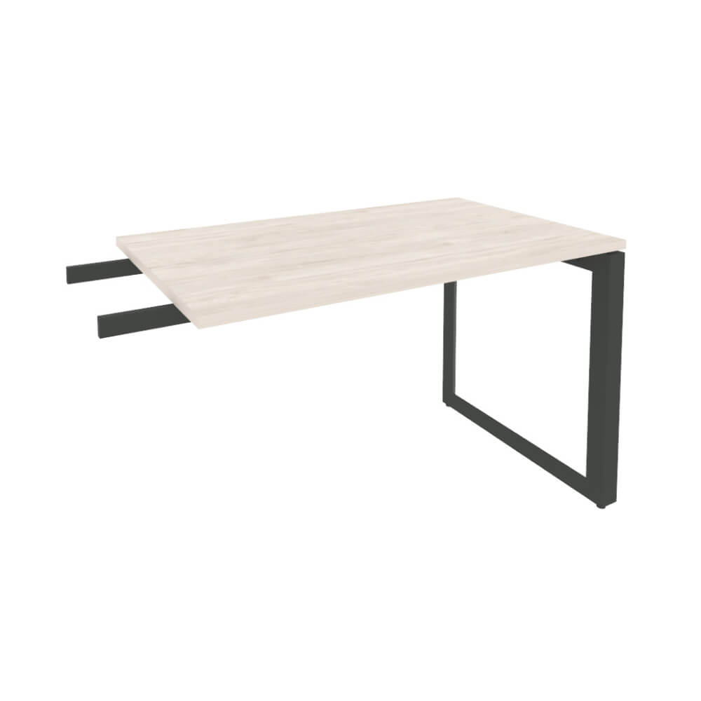 Брифинг-приставка на О-обр. м/к антрацит 1180x720x750