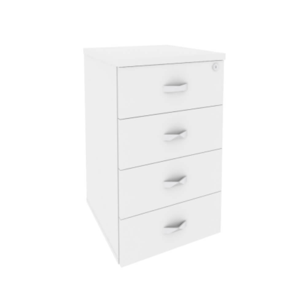 Тумба приставная 4 ящ. 432x460x750