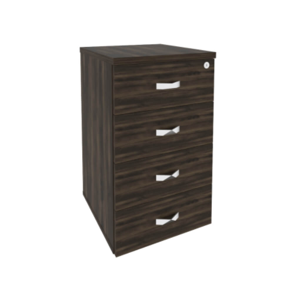 Тумба приставная 4 ящ. 432x460x750