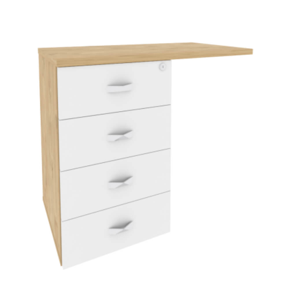 Тумба приставная универсальная левая/правая 842x460x750