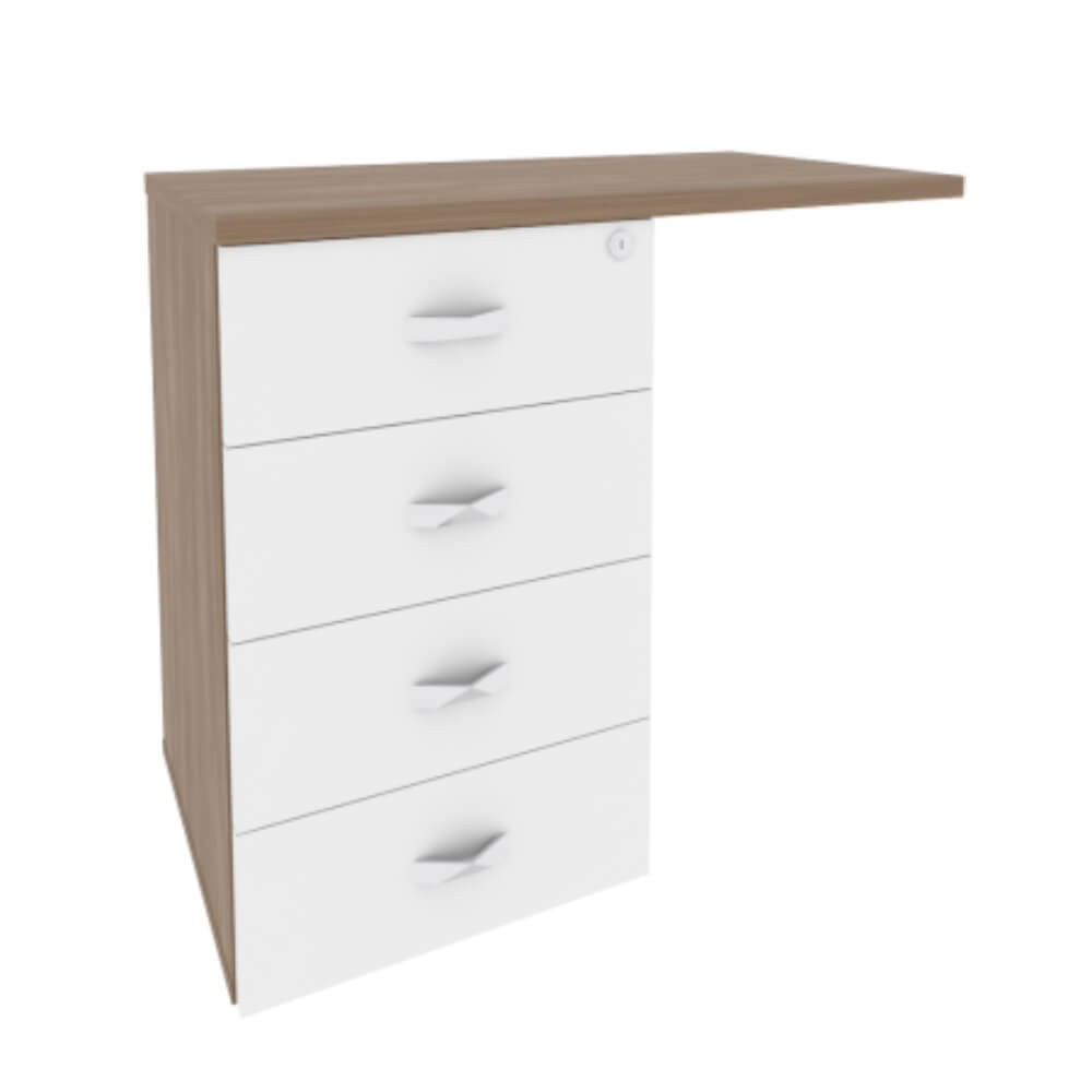 Тумба приставная универсальная левая/правая 842x460x750