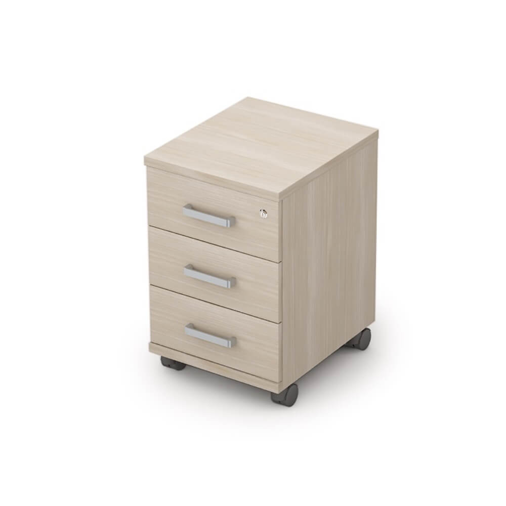 Тумба выкатная 3 ящ. усиленная с/з 394x454x598