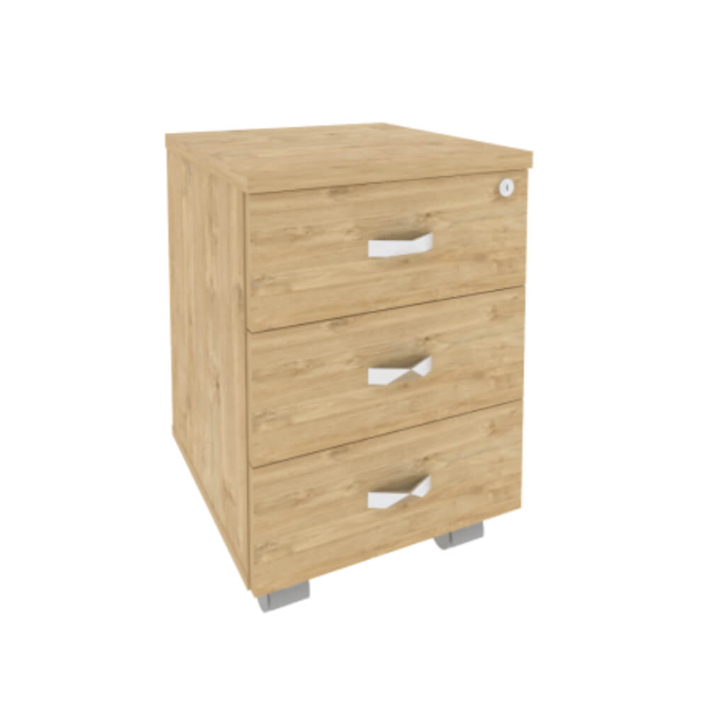 Тумба мобильная 3 ящ. 432x460x611