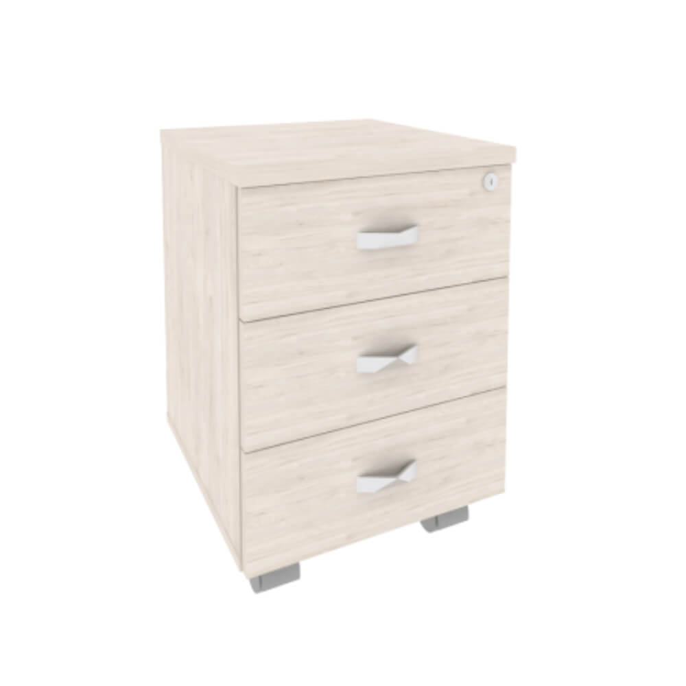 Тумба мобильная 3 ящ. 432x460x611