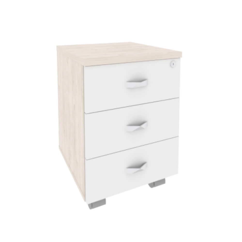 Тумба мобильная 3 ящ. 432x460x611