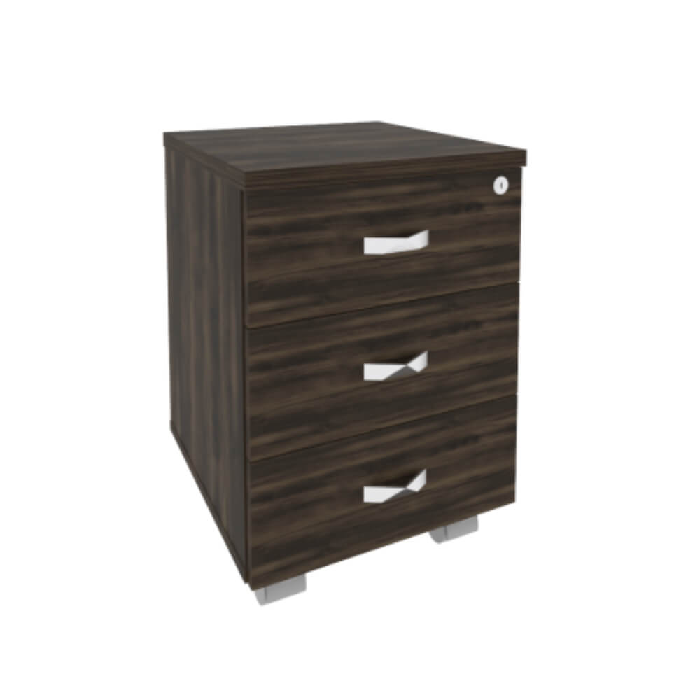 Тумба мобильная 3 ящ. 432x460x611