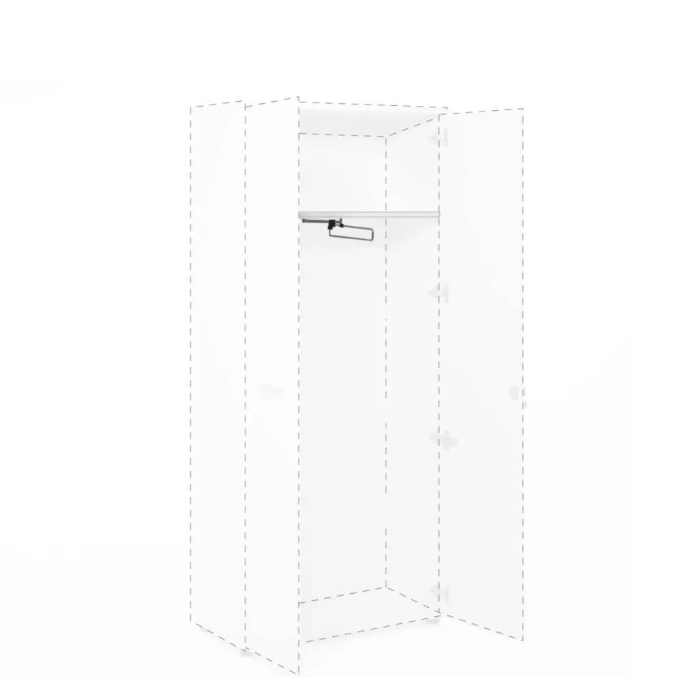 Гардероб для одежды 800x420x1820