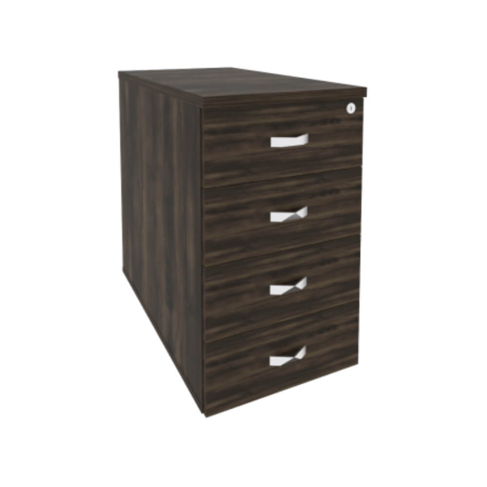 Тумба приставная/опорная 4 ящ. 432x800x750